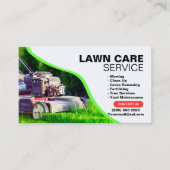 Mowing Clean Up  Grass Removing Lawn care services 名刺 (正面)