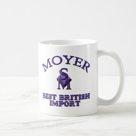 Moyer最も最高のなイギリスの輸入 コーヒーマグカップ (右)