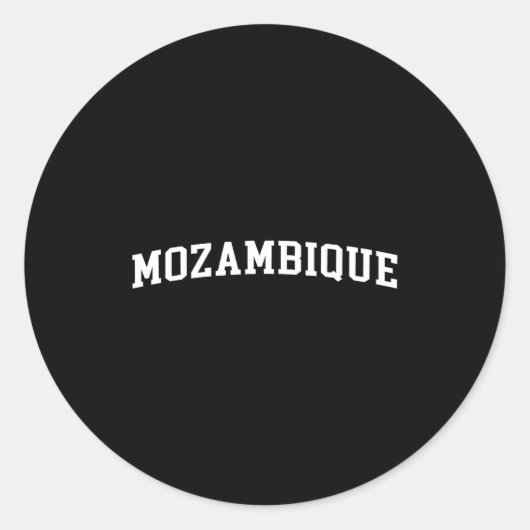 Mozambique  ラウンドシール (正面)
