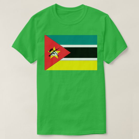 Mozambique Flag Tシャツ (デザイン正面)