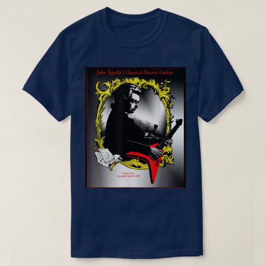 Mozart for Electric Guitar Tシャツ (デザイン正面)