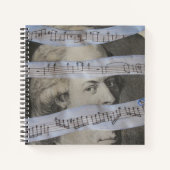 Mozart in Pieces Notebook by Tony Cimino ノートブック (正面)