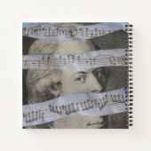 Mozart in Pieces Notebook by Tony Cimino ノートブック (裏面)