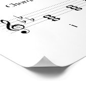 Mozart Playing Violin Chord Quality Music Theory ポスター (角)