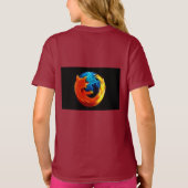 Mozilla Firefox Tシャツ (裏面)