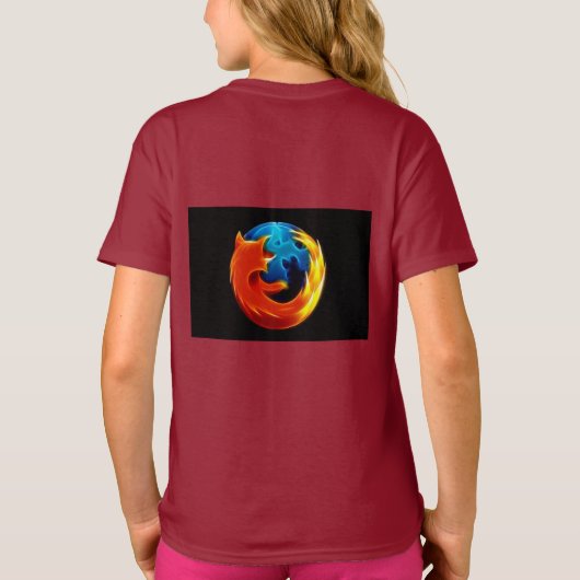 Mozilla Firefox Tシャツ (裏面)