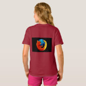 Mozilla Firefox Tシャツ (裏面フル)