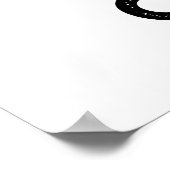 Mozza-really Cute Funny Pizza Pun  ポスター (角)