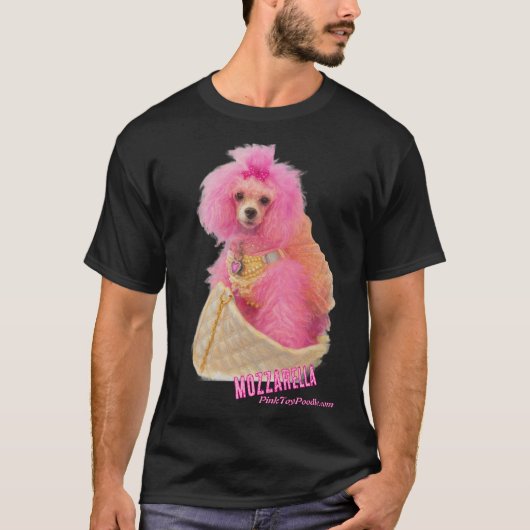 MozzarellaThePoodle, Poodle Shirt Tシャツ (正面)