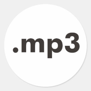 mp3のプロダクト及びデザイン! ラウンドシール