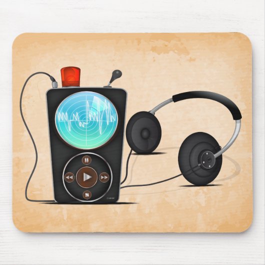 MP3プレーヤー マウスパッド (正面)