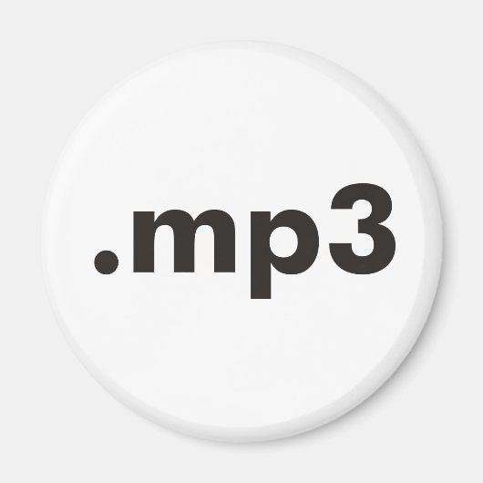 mp3製品とデザイン マグネット (正面)