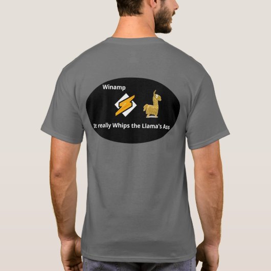 MP3Tシャツ Tシャツ (裏面)