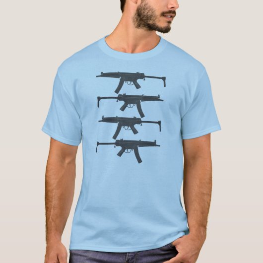 MP5は=メロンを裂きました Tシャツ (正面)