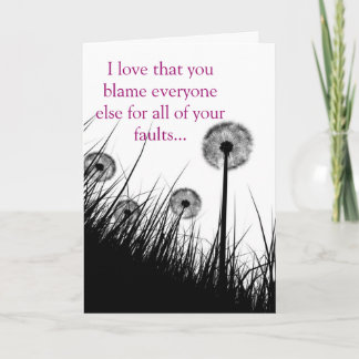 MP900438734私はあなたが誰を責めるのが好き… カード