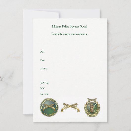 MP スパウス社交招待 招待状 (正面)