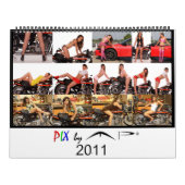 MP 2011のモデルカレンダーによるPIX カレンダー (カバー)
