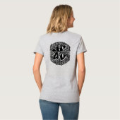 MP 40ウィメンズハネナノVネックTシャツTシャツ Tシャツ (裏面フル)