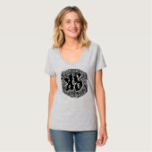MP 40ウィメンズハネナノVネックTシャツTシャツ Tシャツ (正面フル)