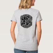 MP 40ウィメンズハネナノVネックTシャツTシャツ Tシャツ (裏面)
