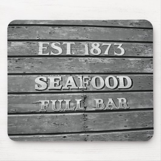 MP 5434米国東部標準時刻。 1873 B&W マウスパッド (正面)