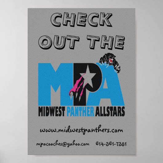 MPAのチェックアウト ポスター (正面)