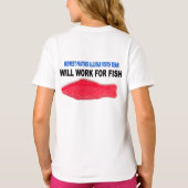 MPAユースチーム – 魚のために働く Tシャツ (裏面)