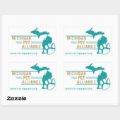 MPA矩形ステッカー 長方形シール (シート)