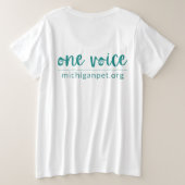 MPA]ウィメンズプラスサイズTシャツ プラスサイズTシャツ (デザイン裏面)