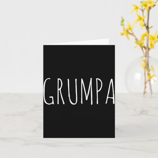 Mpa Funny Novelty For Mpy Grandpa Graphic  カード (黄色い花)