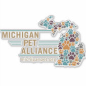 MPA Pawがビニールカスタムシールを印刷 シール (正面)