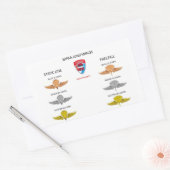 MPAA Jumpwings 長方形シール (封筒)