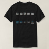 MPC履歴ステッカー Tシャツ (デザイン正面)