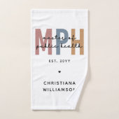 MPHカスタム保健師範 ハンドタオル (ハンドタオル)