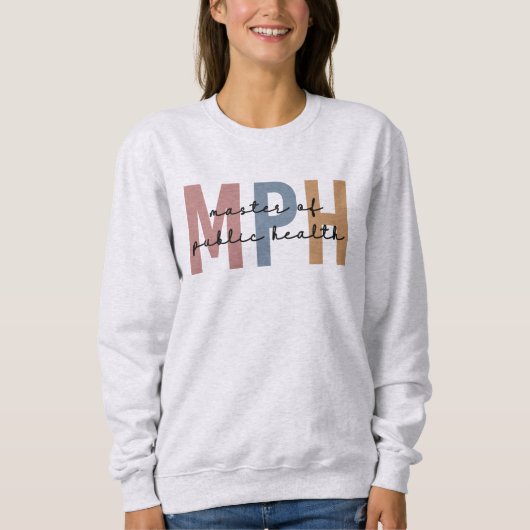 MPH公衆衛生学修士課程 スウェットシャツ (正面)