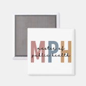 MPH公衆衛生学修士課程 マグネット (正面/裏面)