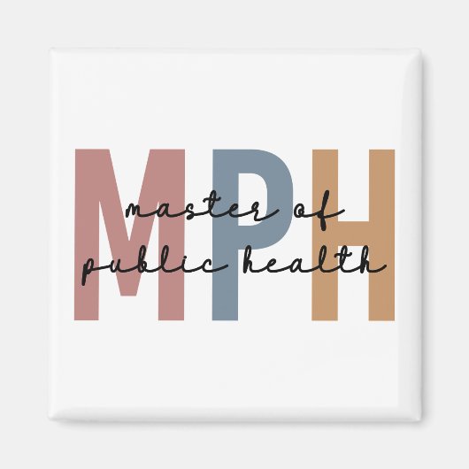 MPH公衆衛生学修士課程 マグネット (正面)