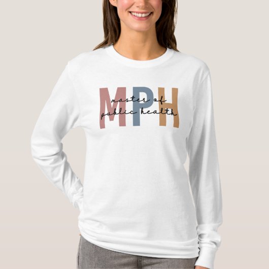 MPH公衆衛生学修士課程 Tシャツ (正面)