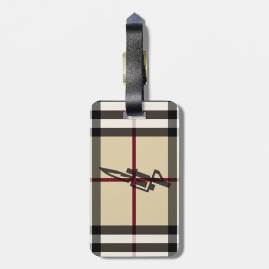 MPIOの荷物のラベル ラゲッジタグ (裏面縦)