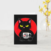 Mpy 6 7 Meme Cat Funny Gen Alpha Six Seven Cat Lov カード (黄色い花)