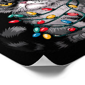 Mpy Christmas Cat Jolly Enough Funny Holiday  ポスター (角)