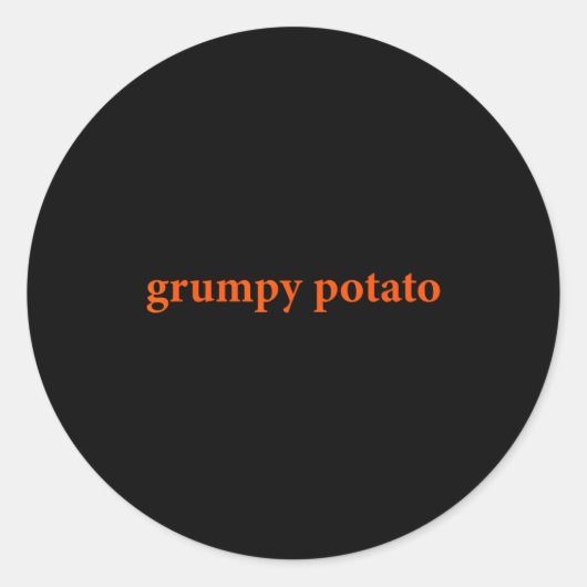 Mpy Tato Funny Thanksgiving Matching Couples Humor ラウンドシール (正面)