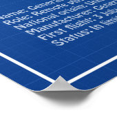 MQ-1プレデターUAV – 航空機設計図AD ポスター (角)