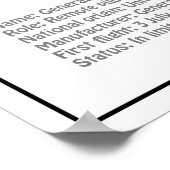 MQ-1プレデターUAV – 航空機設計図BD ポスター (角)