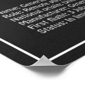 MQ-1プレデターUAV – 航空機設計図PD ポスター (角)