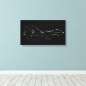 MQ-9リーパー キャンバスプリント (インサイチュ (ウッドフロア))