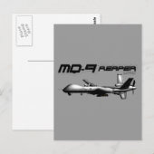MQ-9リーパー ポストカード (正面/裏面)
