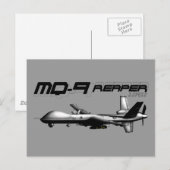 MQ-9リーパー ポストカード (正面/裏面)