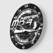 MQ-9リーパー ラージ壁時計 (傾斜)