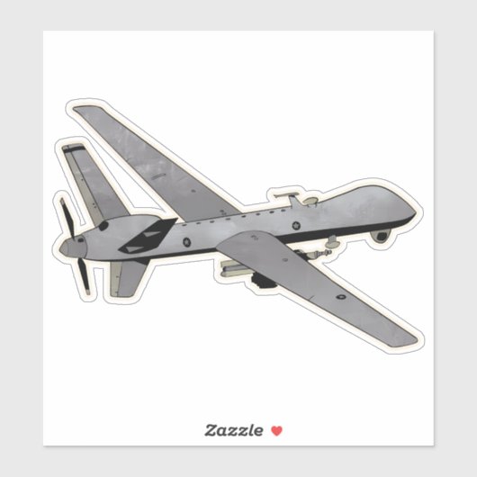 MQ-9リーパー、UAV航空機 シール (シート)